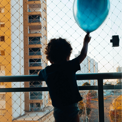 redes para balcones - redes de protección para niños